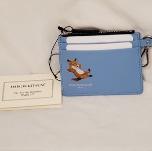 Maison Kitsuné Paris - Chillax Fox Zipped Cardholder